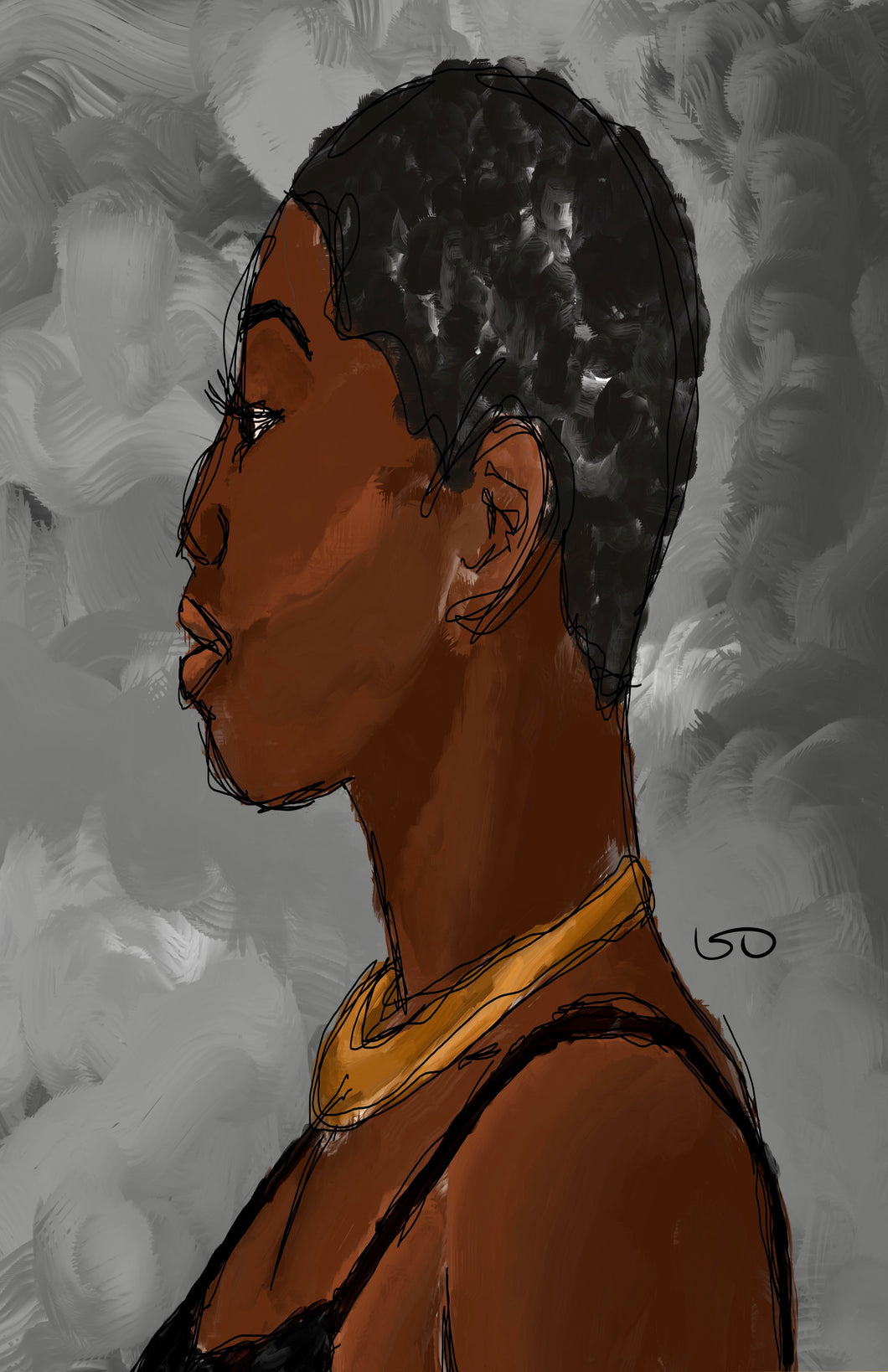Ebony (ART PRINT)